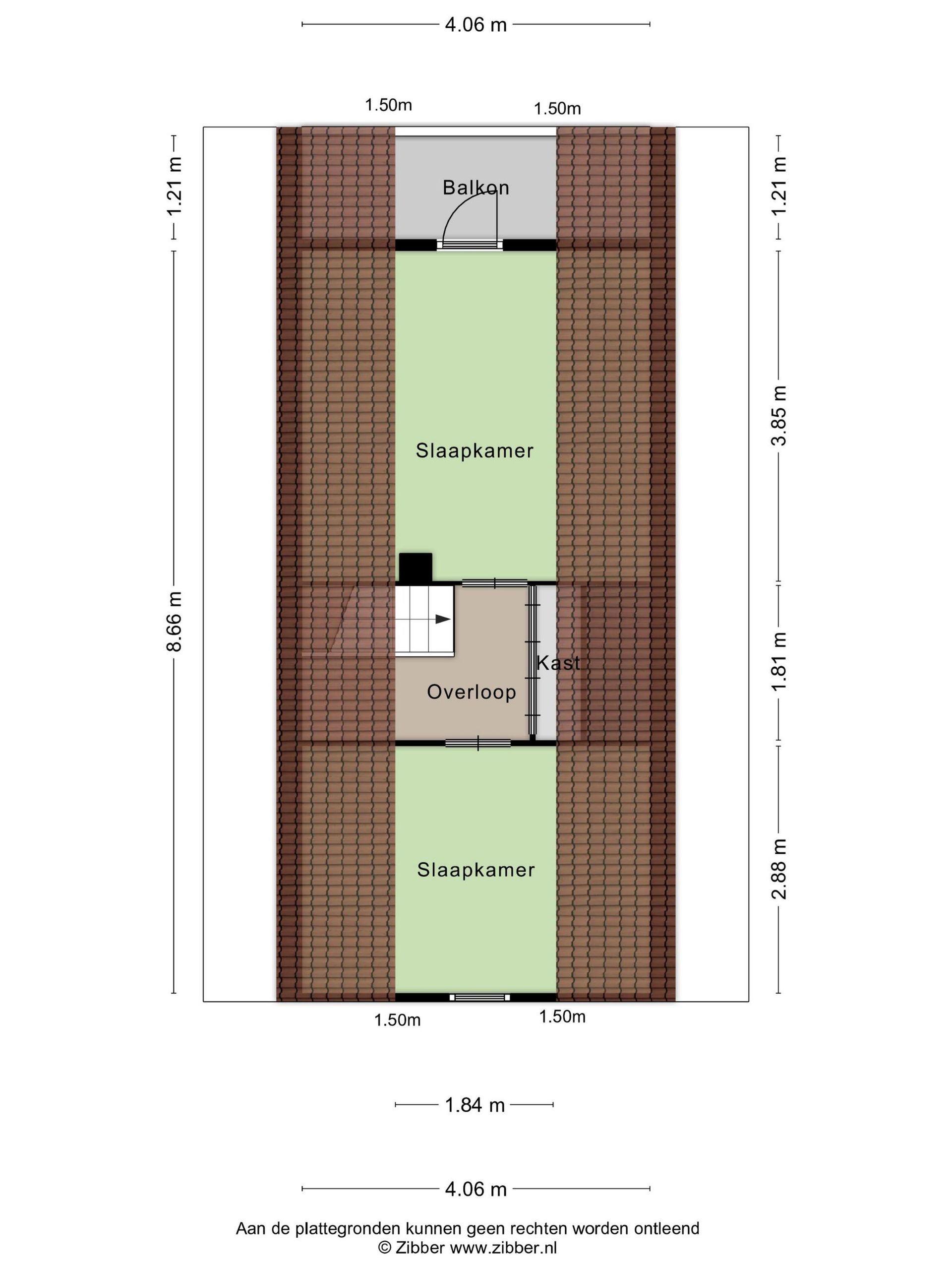 plattegrond verdieping goudkarper 145 't Hooge Holt
