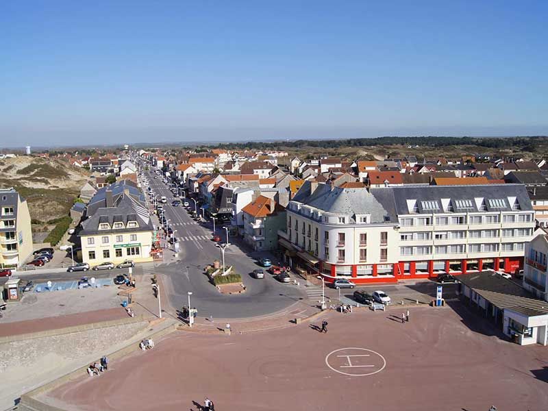 Fort-Mahon vu du ciel