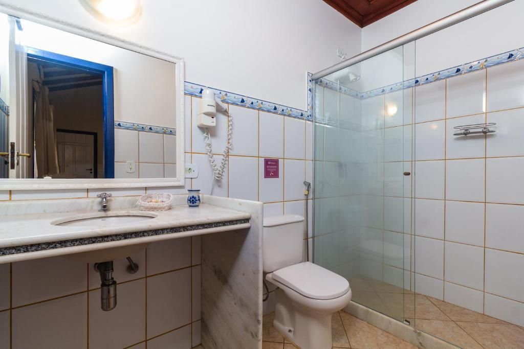 Acomodações da Pousada Corsário Paraty