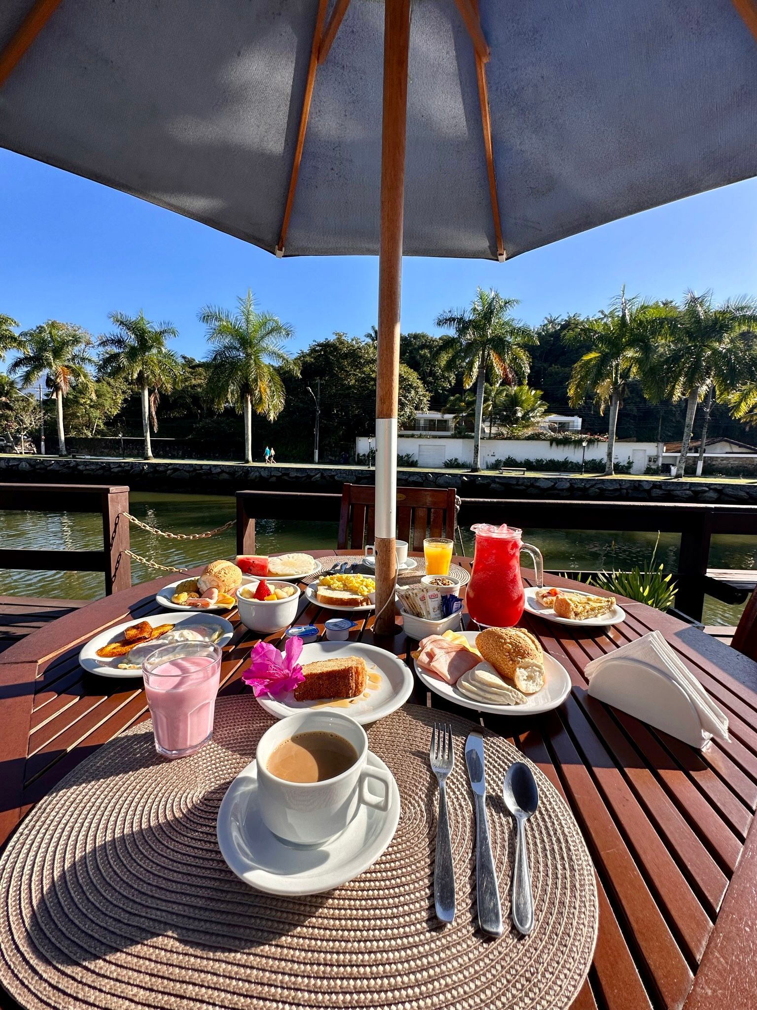 Café da manhã da Pousada Corsário Paraty