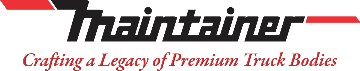 A logo for maintainer crafting a legacy of premium truck bodies