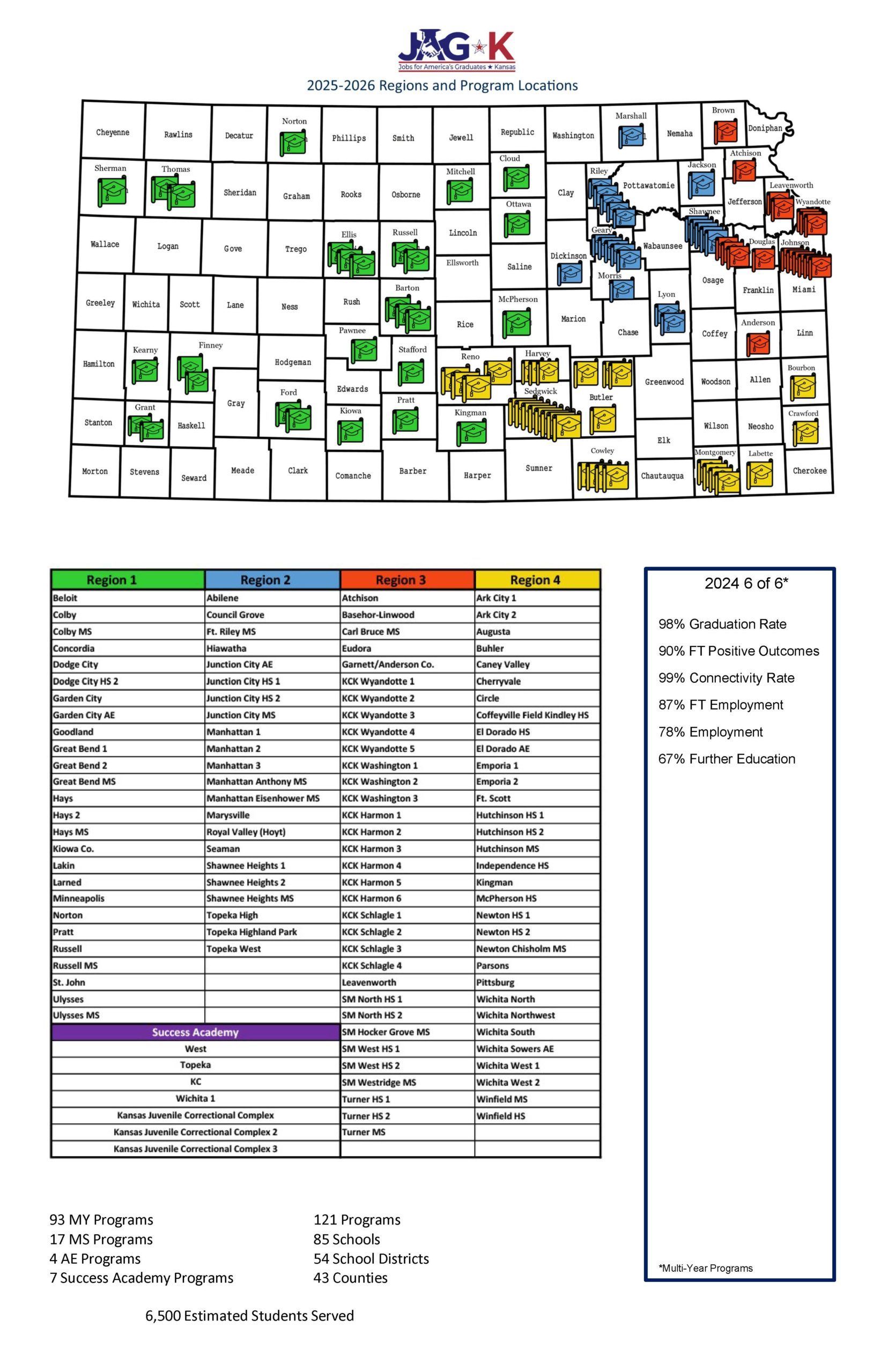 Color-coded facility floor plan with room layout, tables, and notes on a white background.