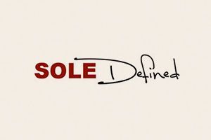 Sole Defined logo with red “SOLE” and black script “Defined” on a light background