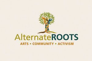 AlternateROOTS logo with stylized tree and tagline “ARTS • COMMUNITY • ACTIVISM”