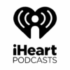 IHeartPodcasts logo: black heart-shaped radio icon above “iHeart PODCASTS” text on white background