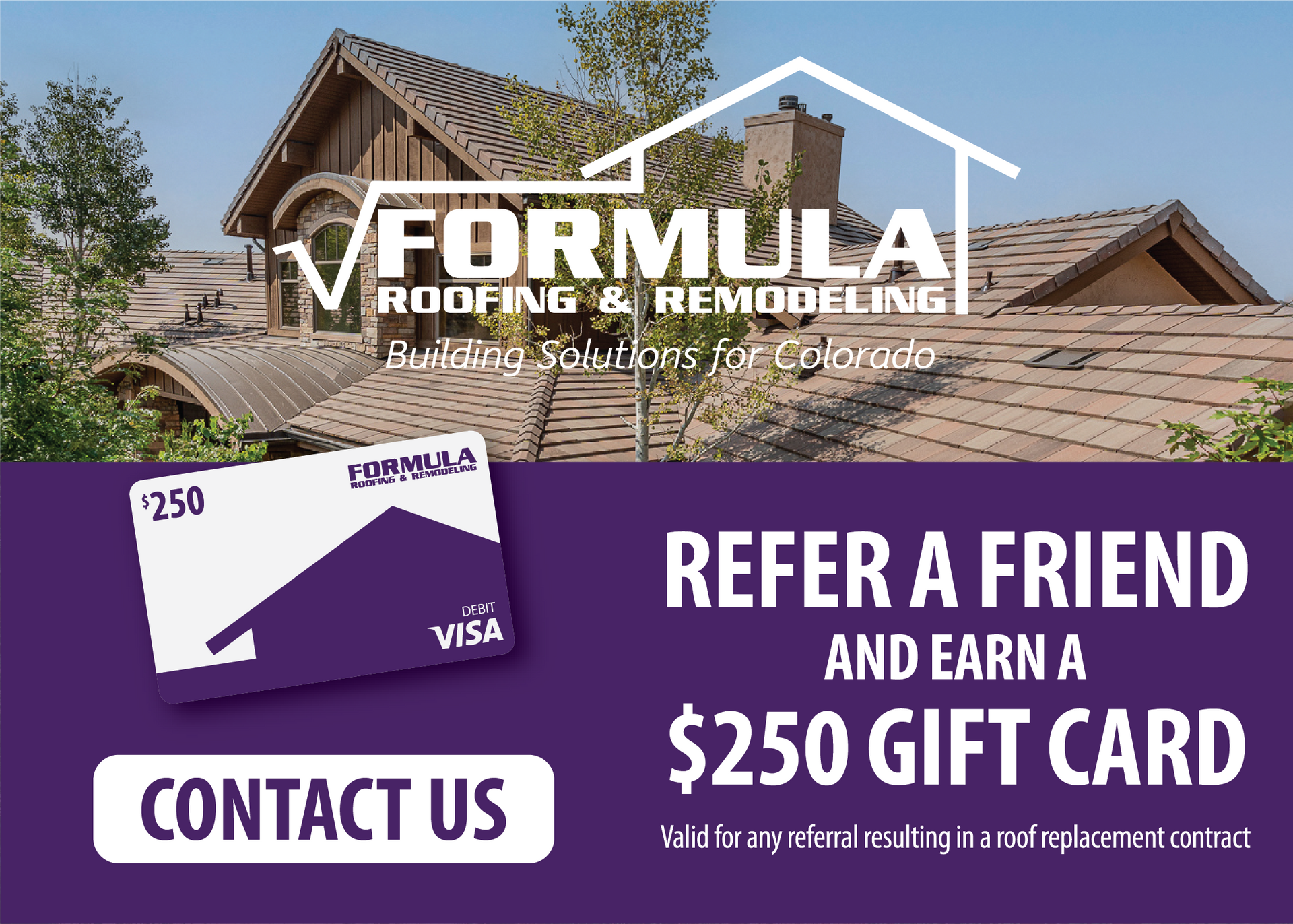 Receive $250 gift card for referring your friends.