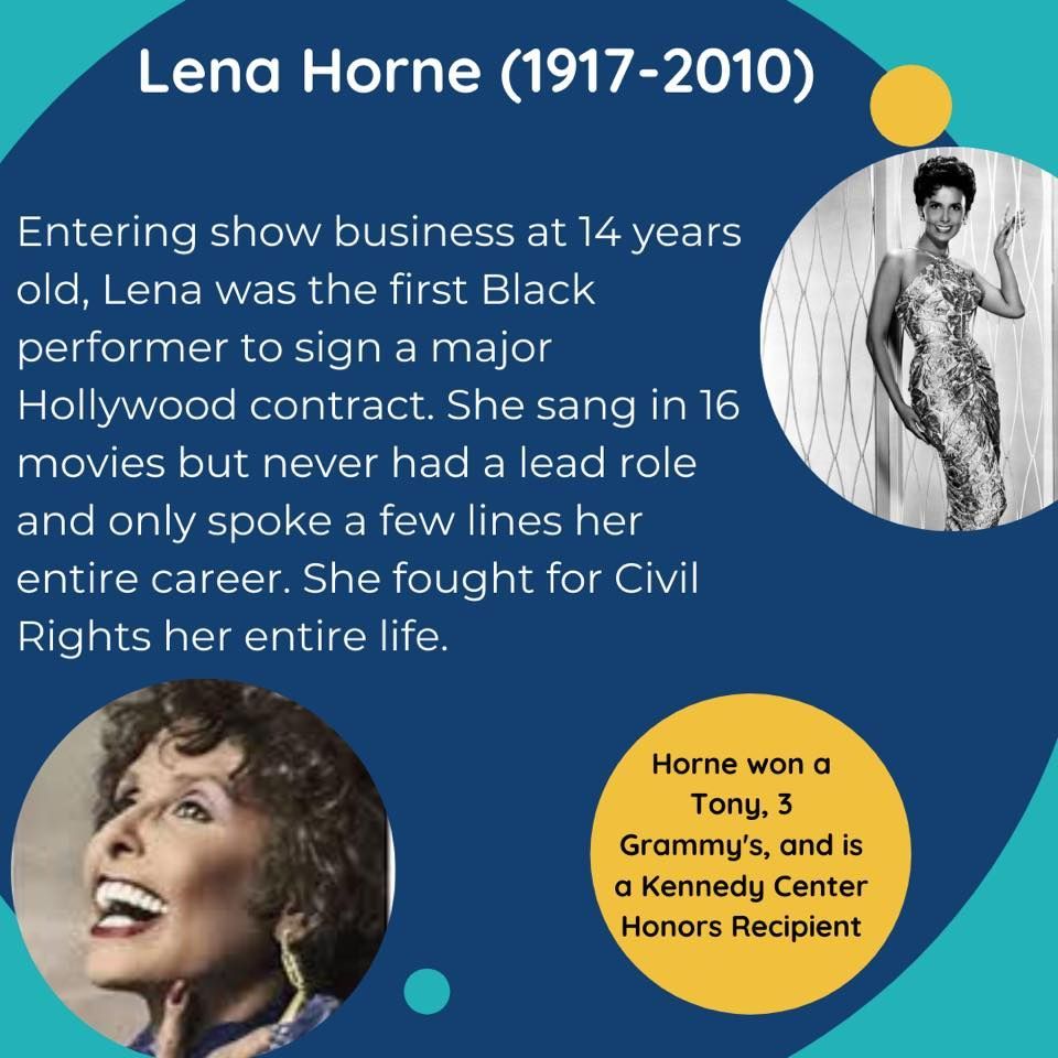 Black Female Artists Lena Horne