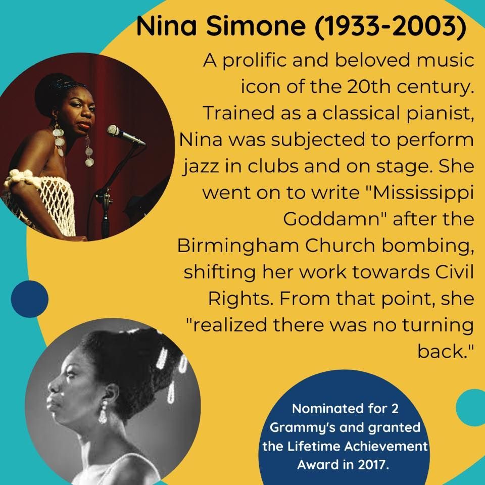 Black Female Artists Nina Simone
