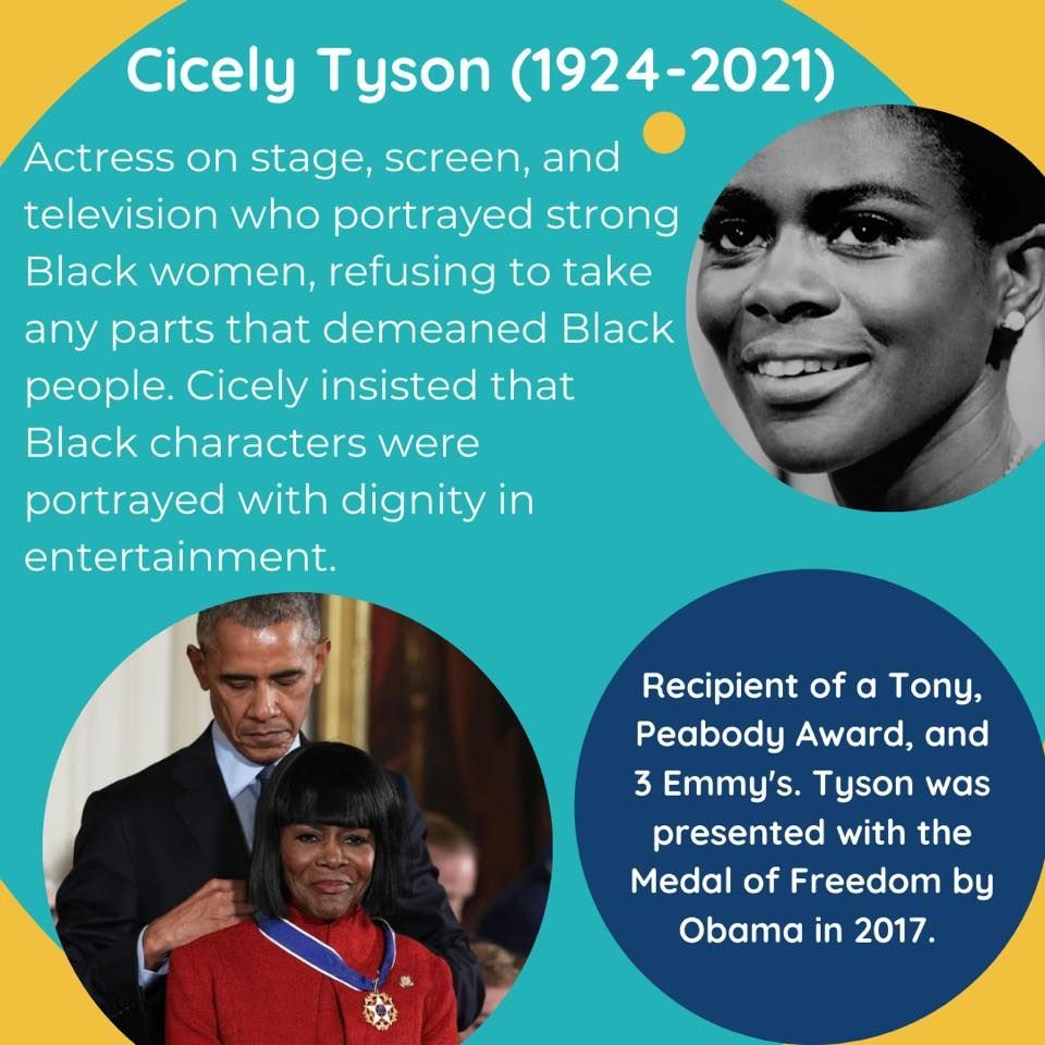 Black Female Artists Cicely Tyson