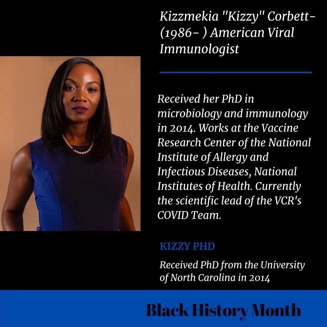 Black Medicine and Science Trailblazers Kizzmekia Corbett