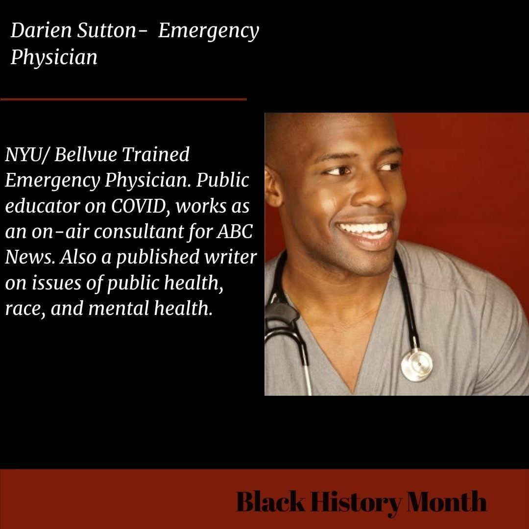Black Medicine and Science Trailblazers Darien Sutton