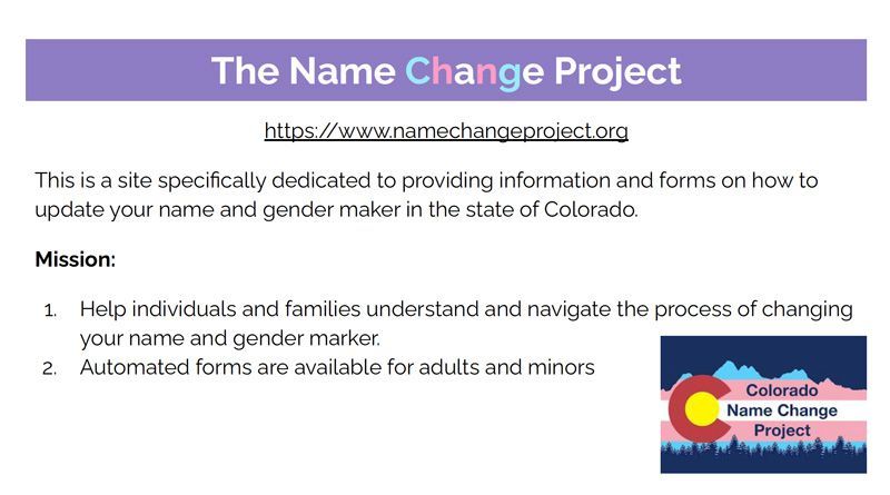 Gender and Trans Affirming Gender and Trans Affirming slide