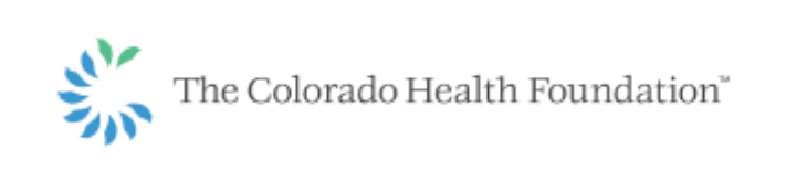 The Colorado Health Foundation logo with blue and green leaf icon and gray text