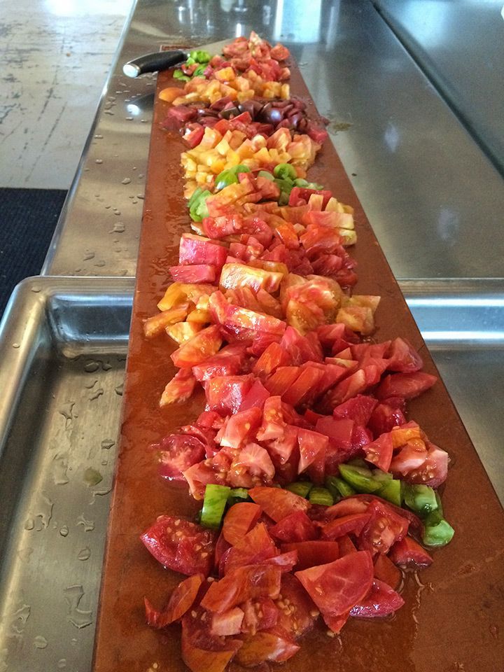Lunch prep image of tomatoes