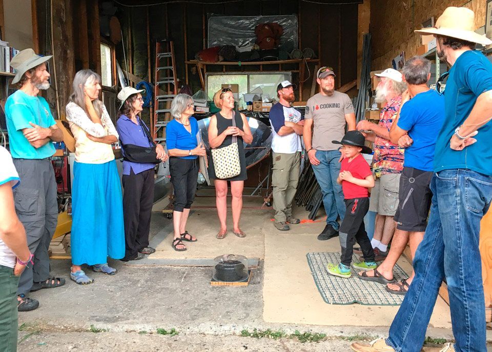 Solar Cooker Workshop particpants