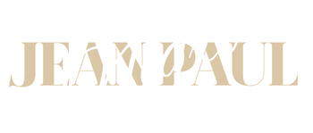 Un logo pour jean paul est affiché sur un fond blanc.