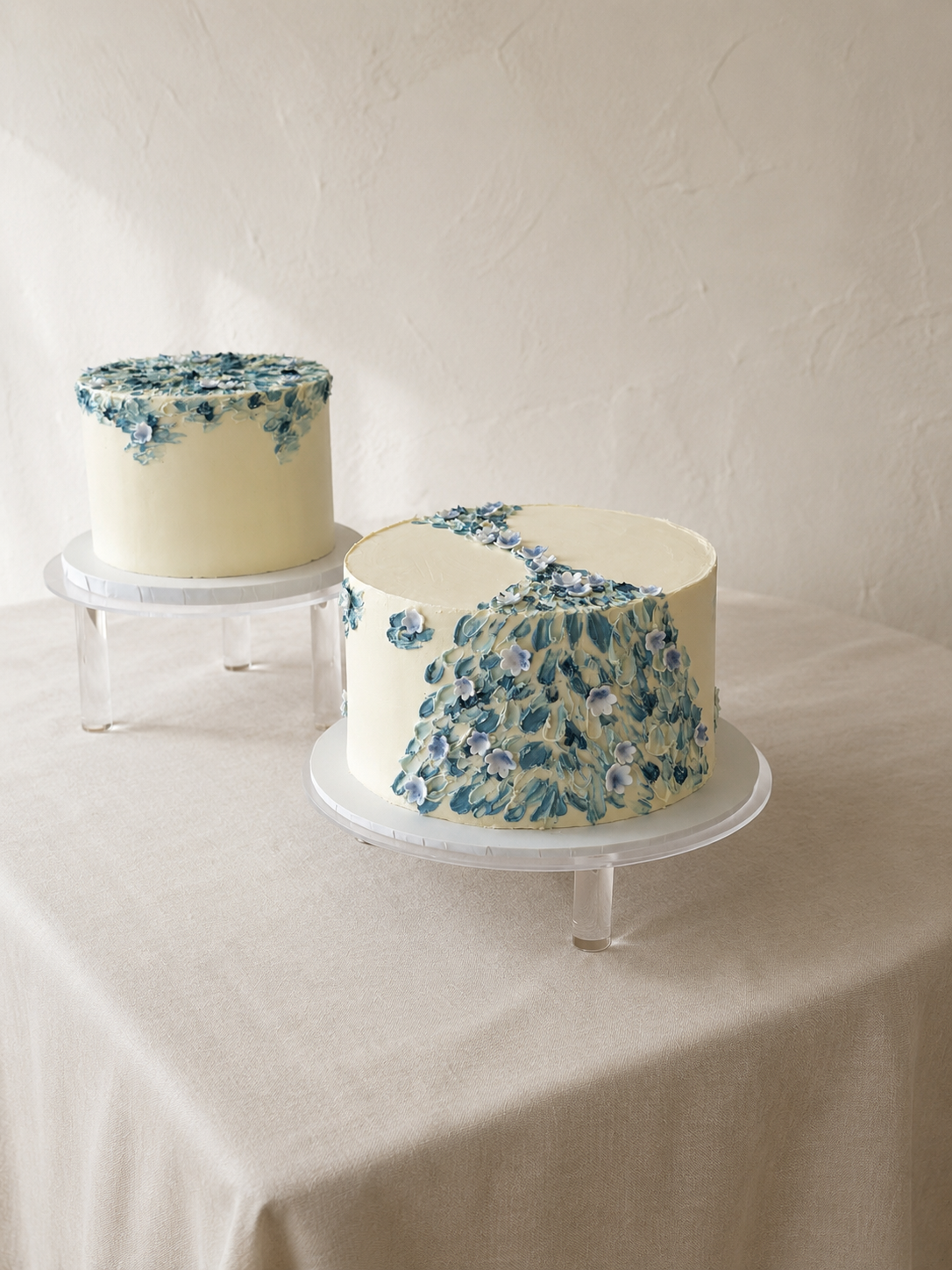 Separate Tier Confetti Cake