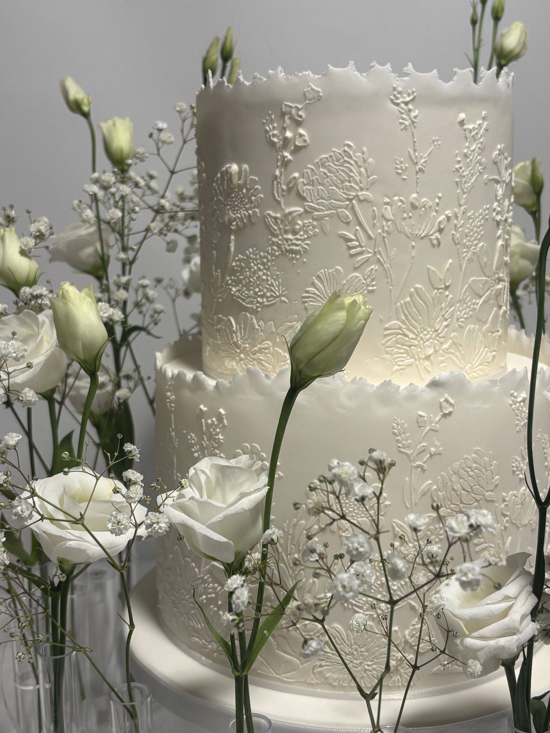 floral crown wedding white wedding