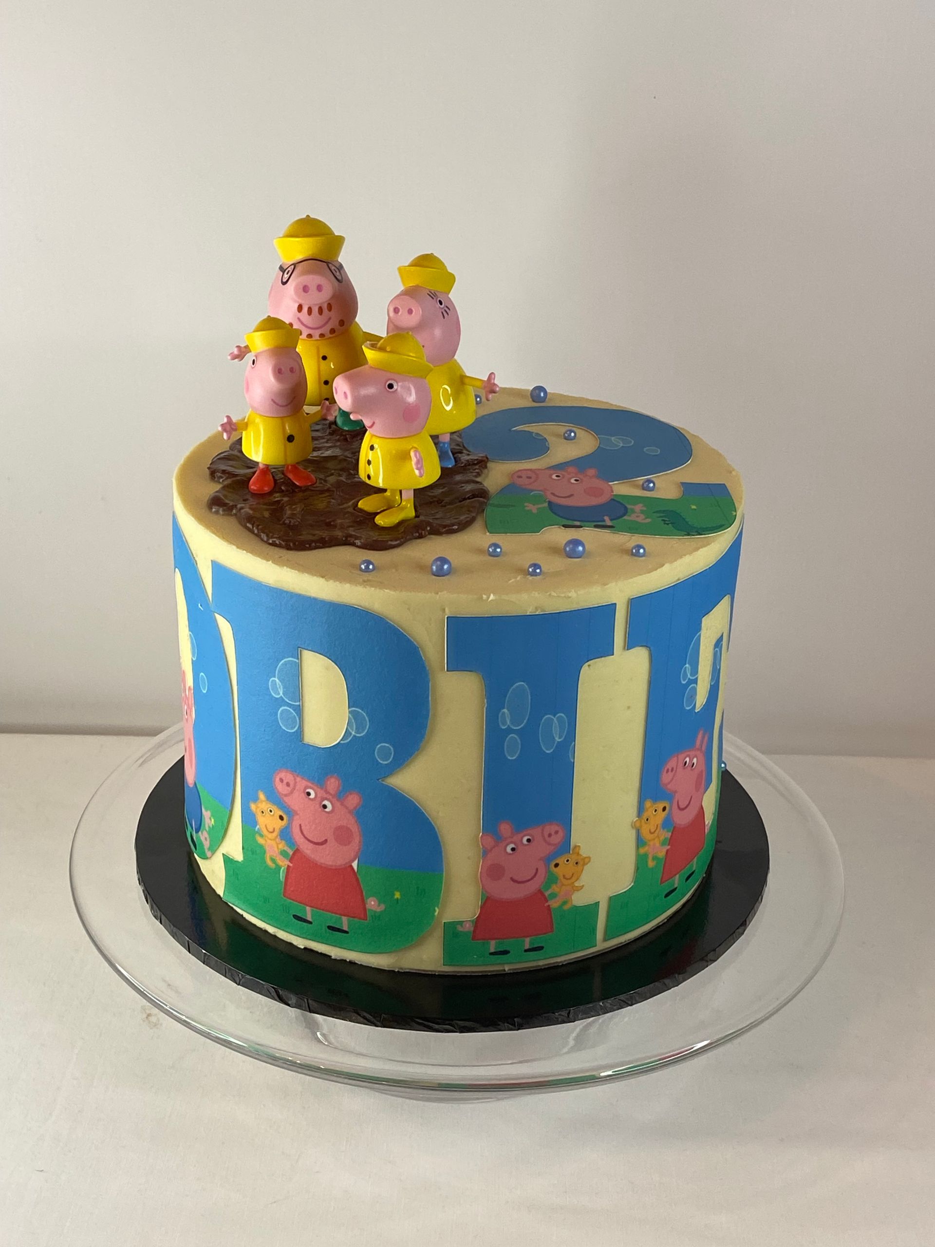 birthday cake, blue