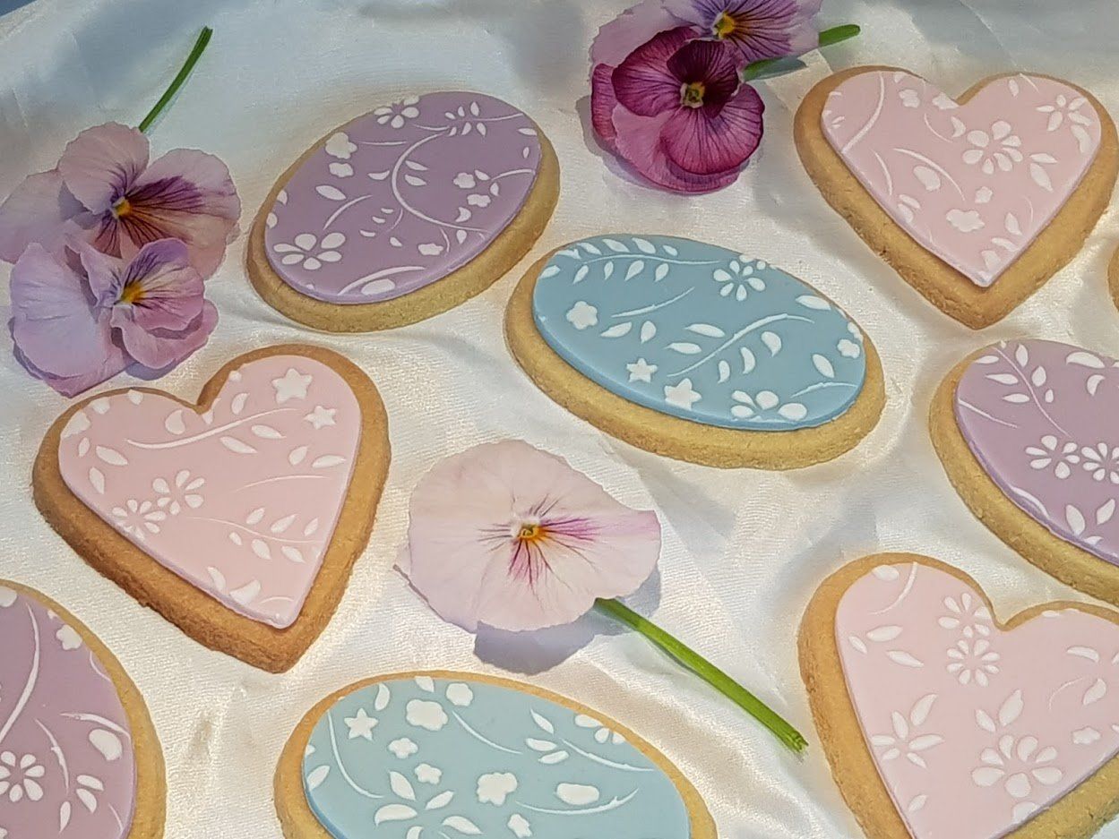 love heart shaped sweets