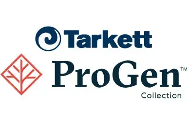A logo for a company called tarkett progen collections