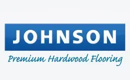 Johnson premium hardwood flooring logo on a white background