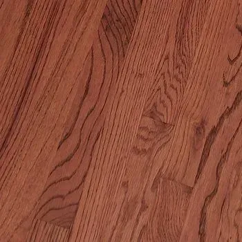 A close up of a red oak hardwood floor.