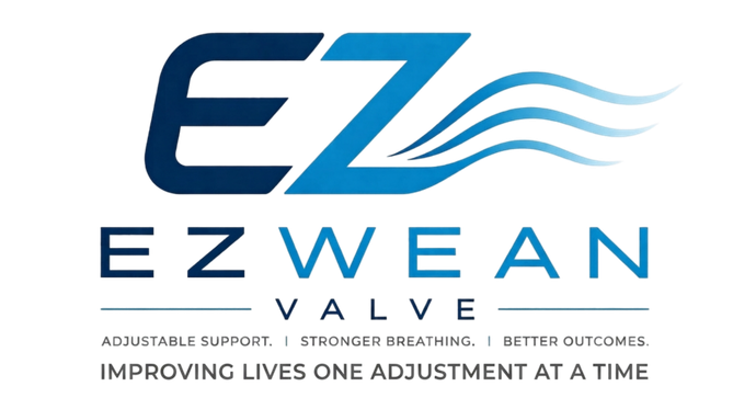 EZWean Value logo with blue “EZ” lettering and tagline “Improving lives one adjustment at a time”