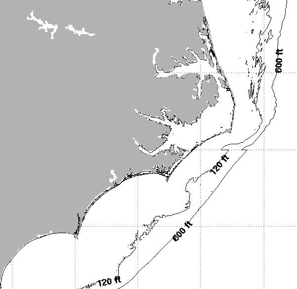 Deep Sea fishing chart | gulf stream North Carolina