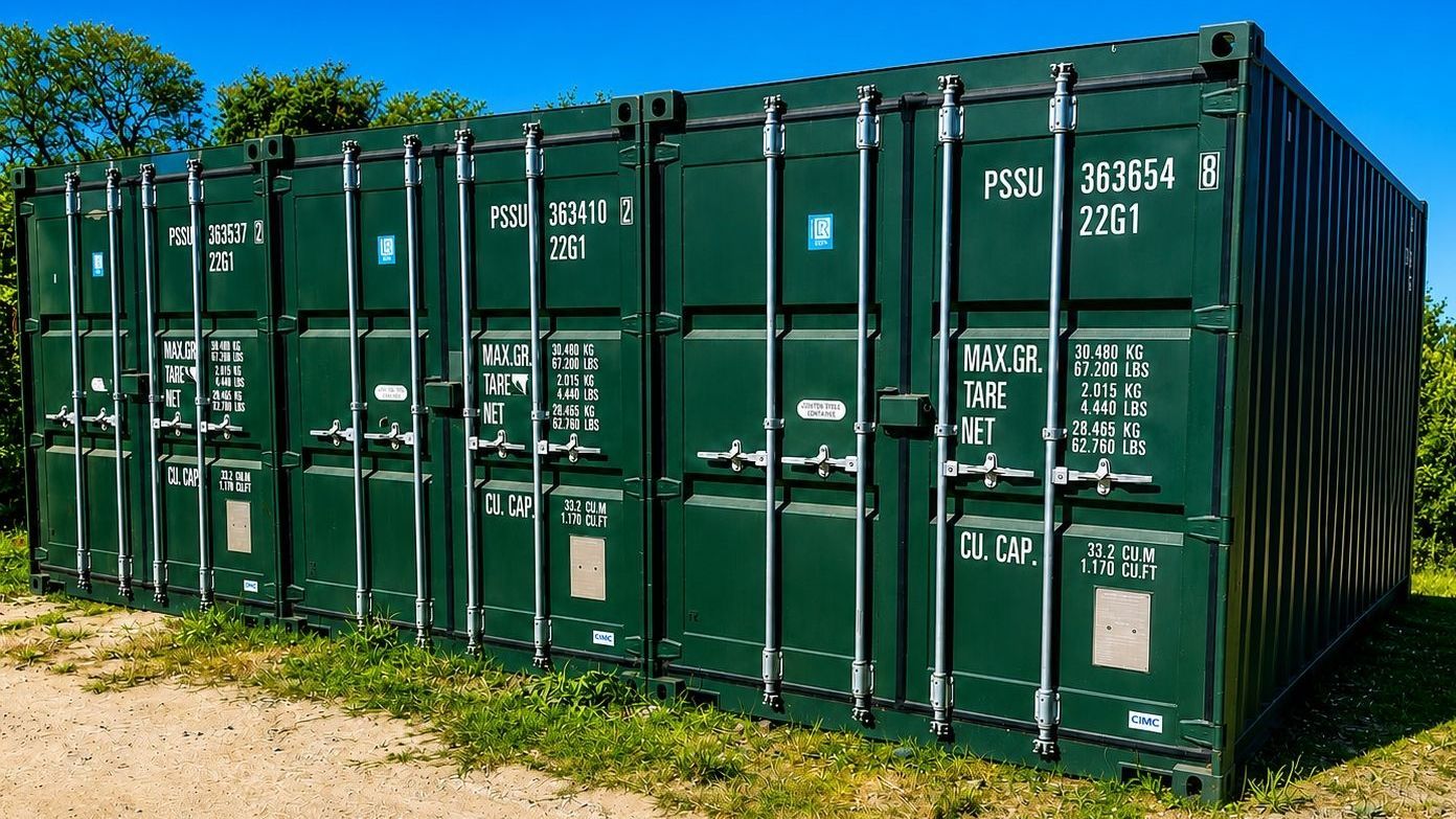 Suffolk Caravans Secure Shipping Container Storage Facility Near Ipswich in Suffolk 1