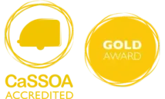 Suffolk Caravans CaSSOA Gold Award.  Held for over 15 years!