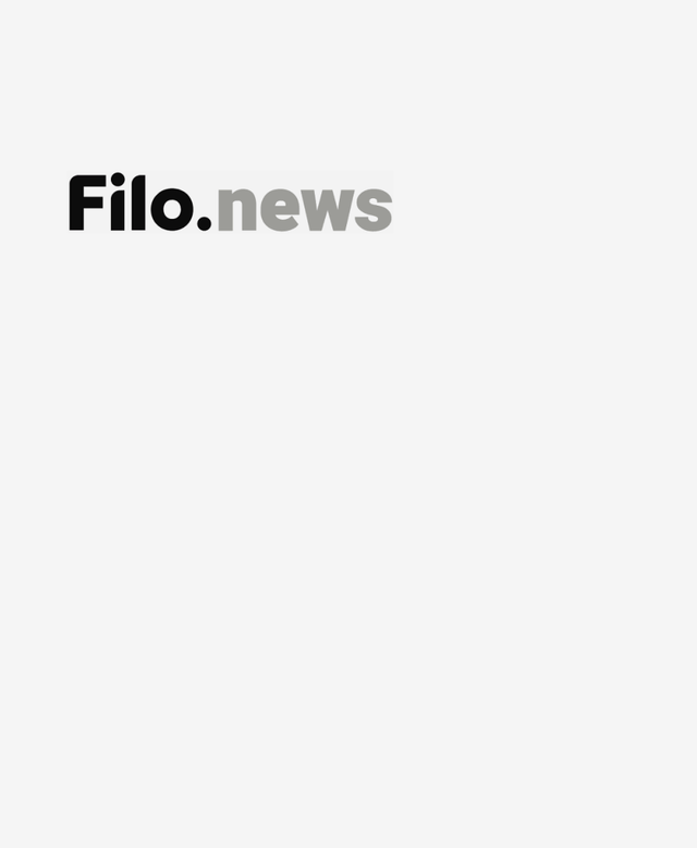 El logo de filo news está sobre un fondo blanco.
