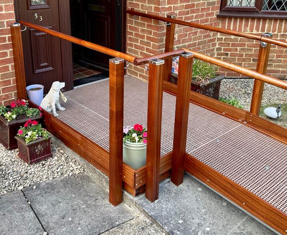 Handmade Wheelchair Ramps by Lymington ramps