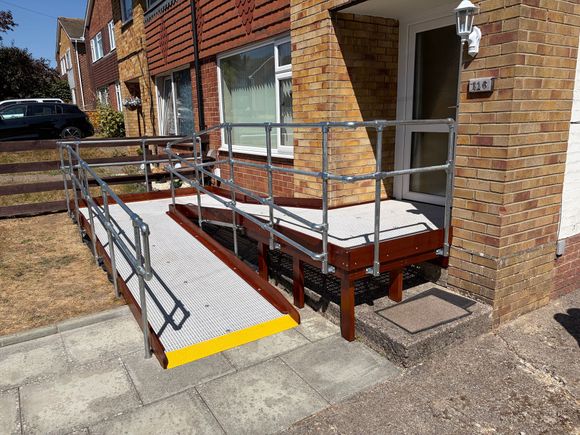 Handmade Wheelchair Ramps by Lymington ramps