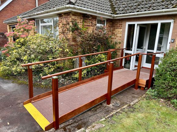 Handmade Wheelchair Ramps by Lymington ramps