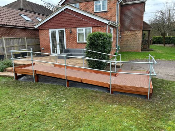 Handmade Wheelchair Ramps by Lymington ramps