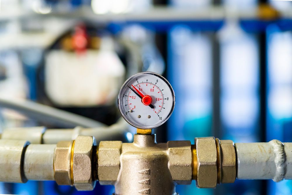 A Close Up of a Pressure Gauge on a Pipe — J & N Plumbing Pty Ltd In Gunnedah, NSW