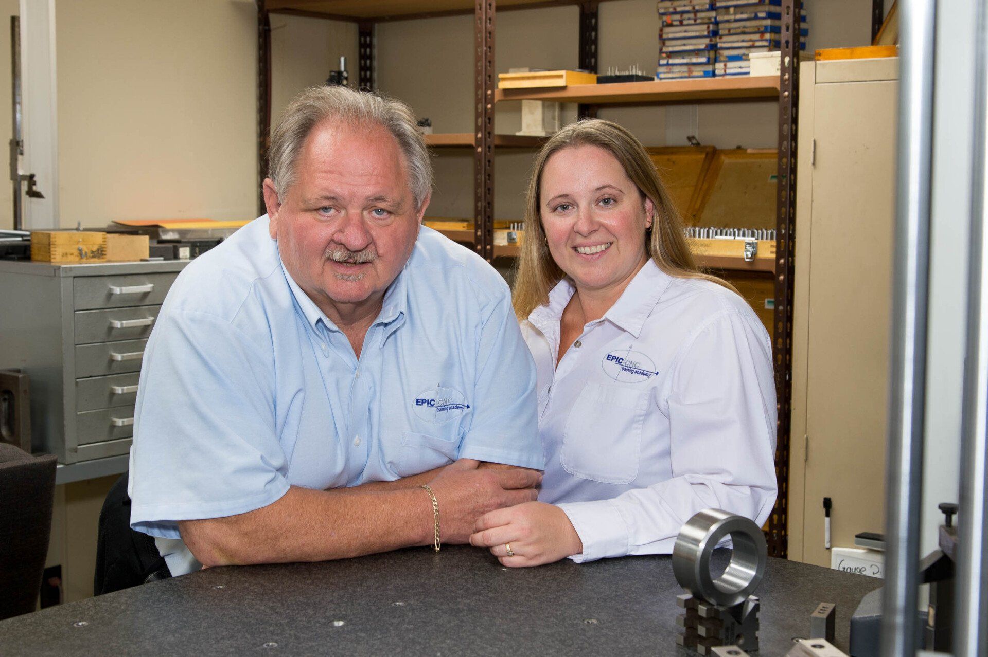 photo of Mike Parker, President Melinda Parker Keway, Vice President