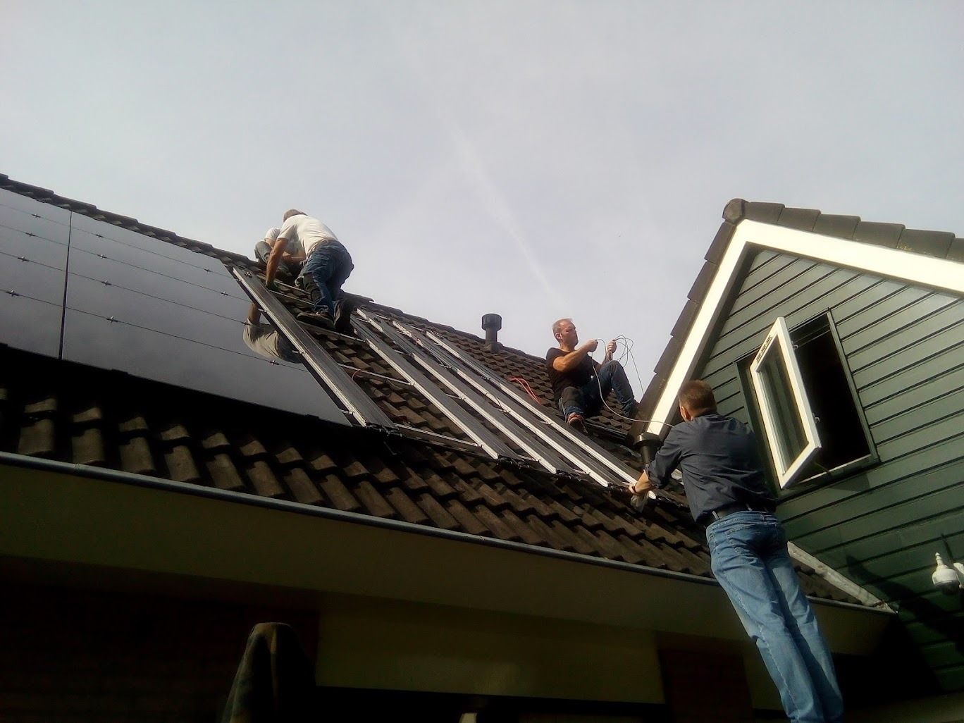 zonneboiler plaatsen