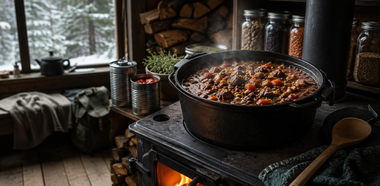 Practical meals created from shelf-stable ingredients when ordinary cooking is no longer ordinary.