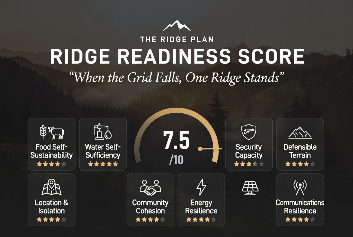 The Ridge Score is a working framework, not a finished product. Scoring criteria continue to be test