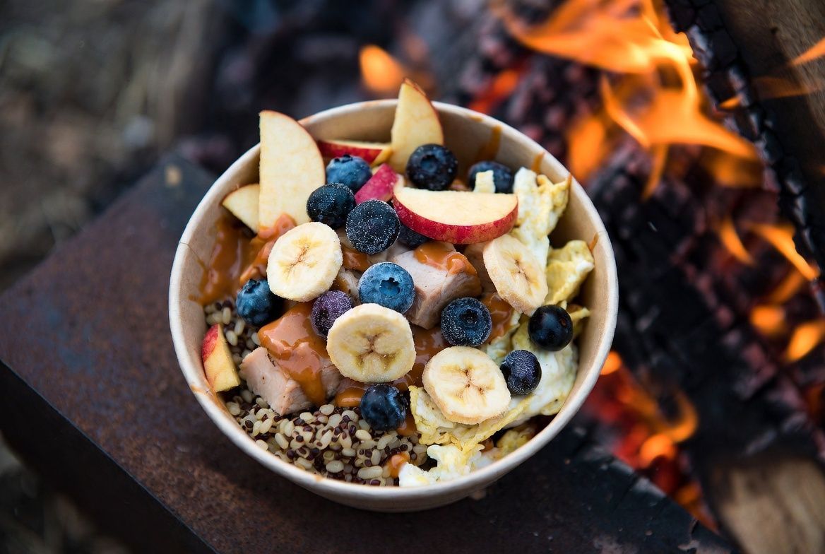 Peanut Butter Protein Rice or Quinoa Bowl (Open Fire)