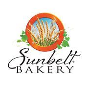 The sunbelt bakery logo has a picture of wheat in a circle.