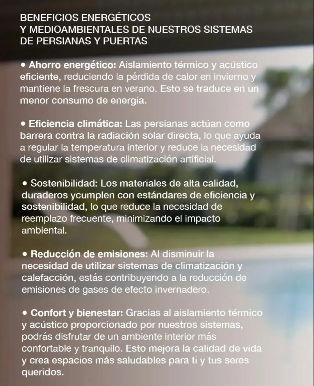 texto de beneficios