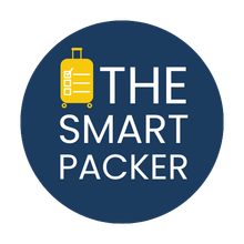 logo with a suitcase for The Smart Packer