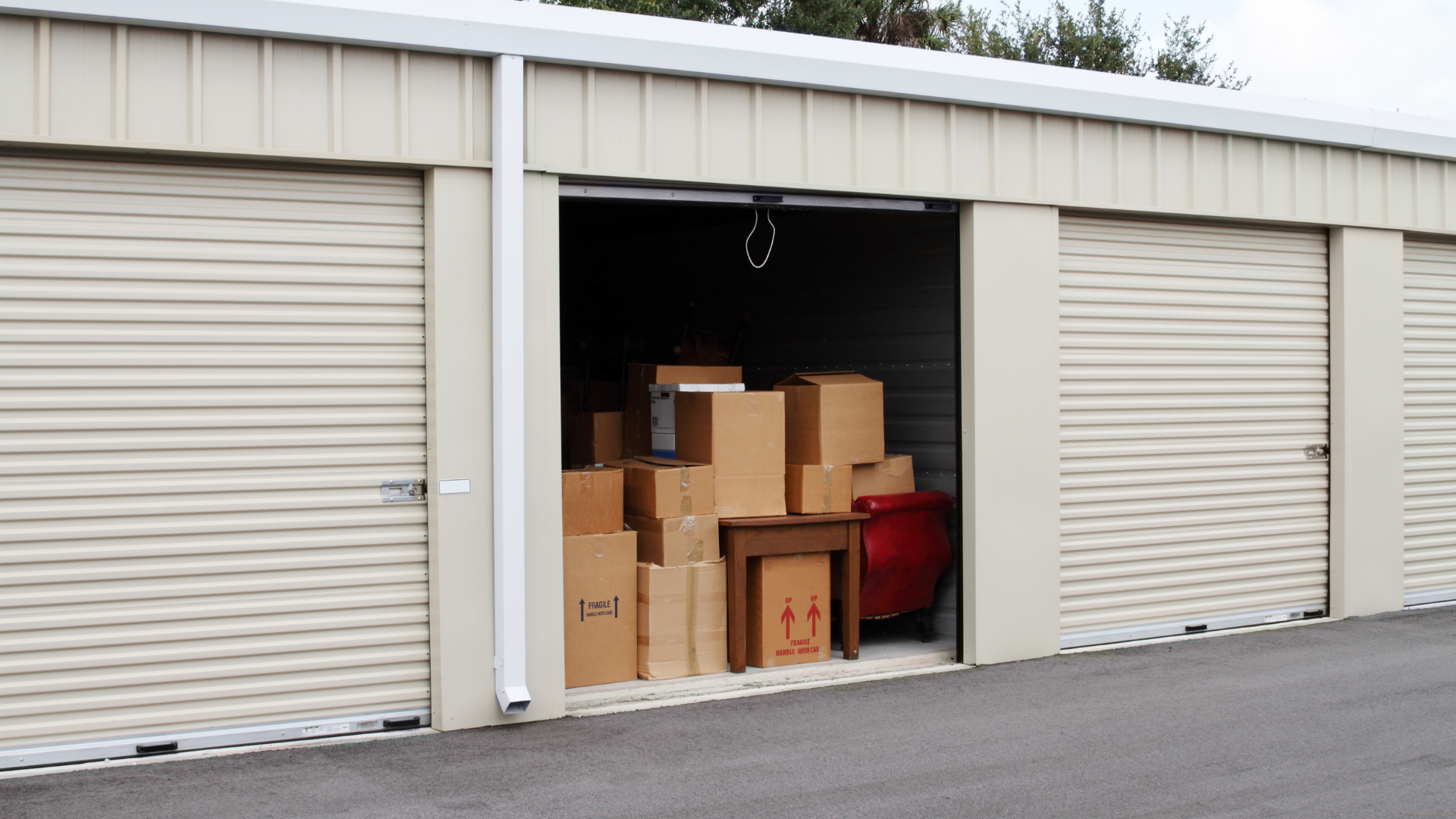 organized storage units for household items