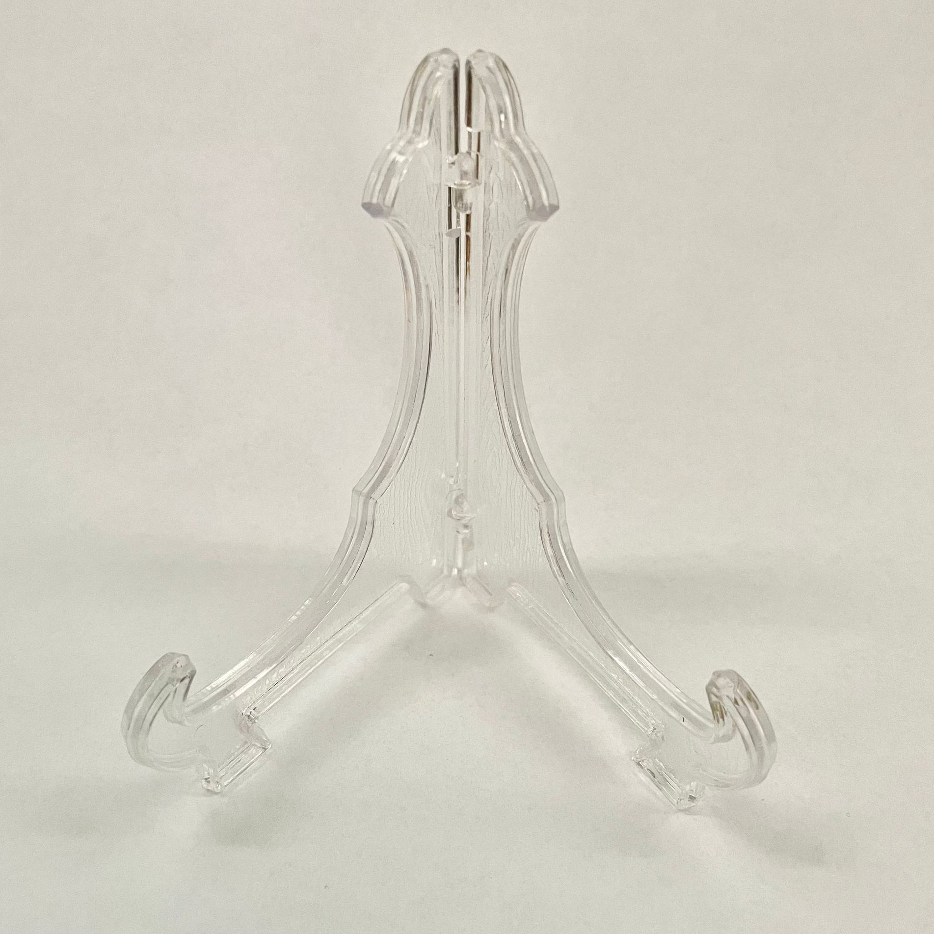 Transparante plastic displaystandaard voor oesters.