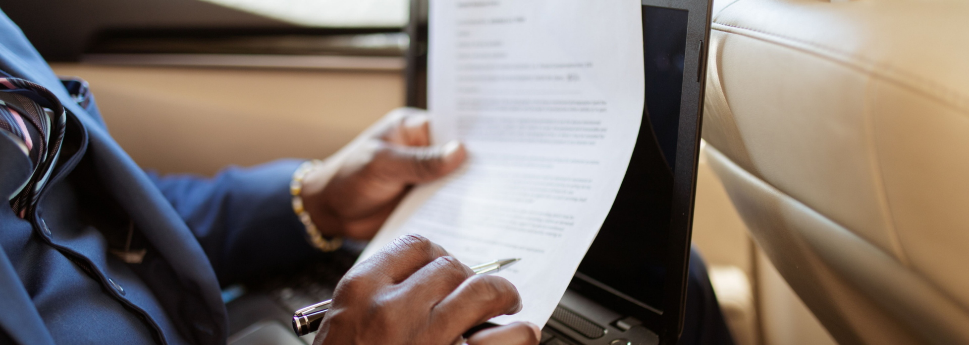Picture of paperwork. 
