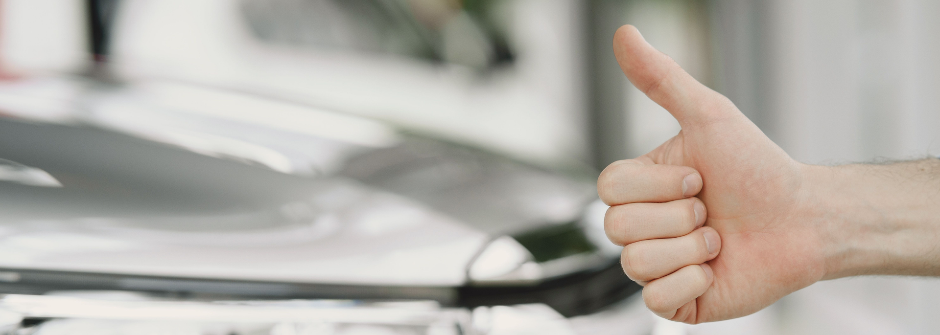 Picture of a thumbs up. 