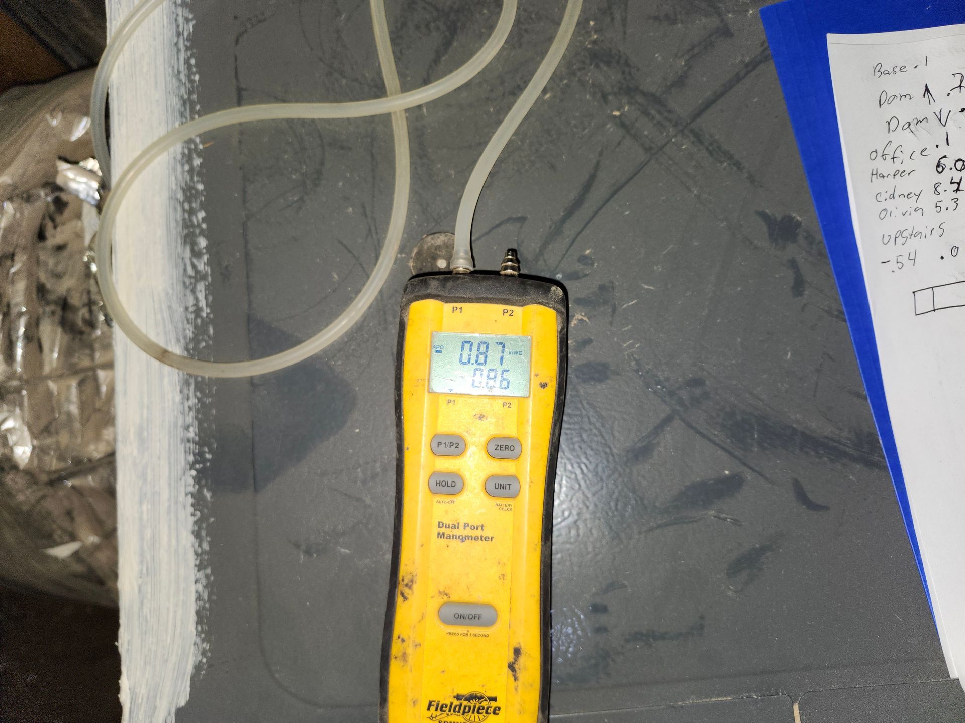 Static Pressure Test to Verify Airflow Static Pressure Test Sun City Attic